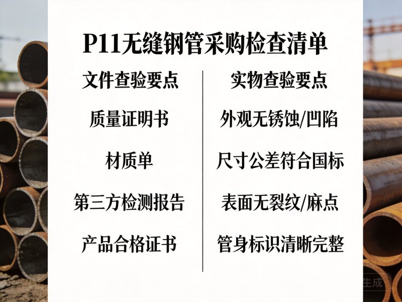P11无缝钢管采购指南：地区如何识别厂家资质与检验报告
