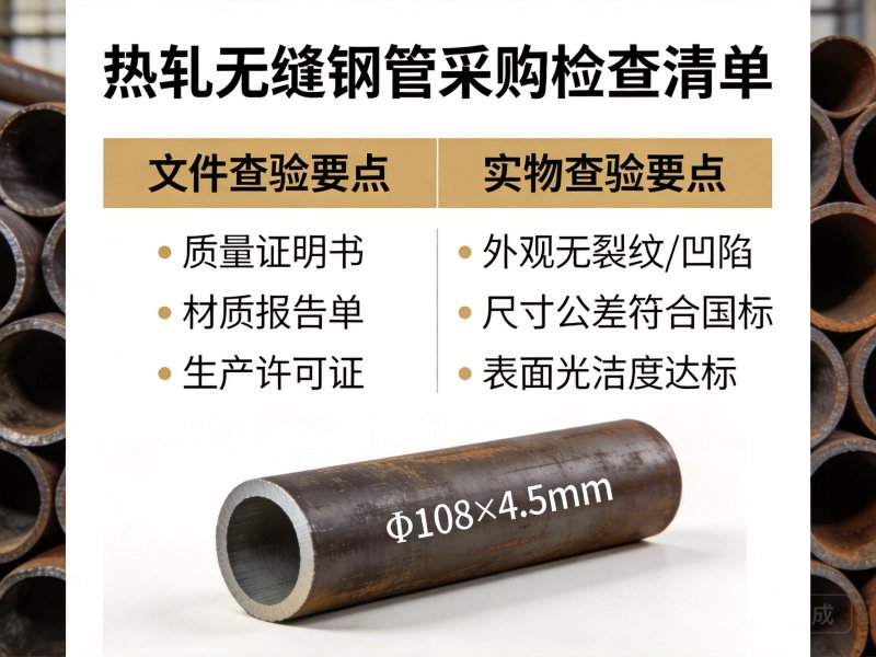 地区热轧无缝钢管采购指南：如何识别厂家资质与检验报告